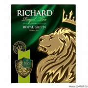 Richard Чай Royal Green зел.100пак*6 корб /26741/